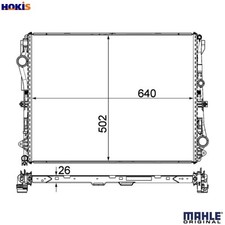 RADIATOR ENGINE COOLING CR